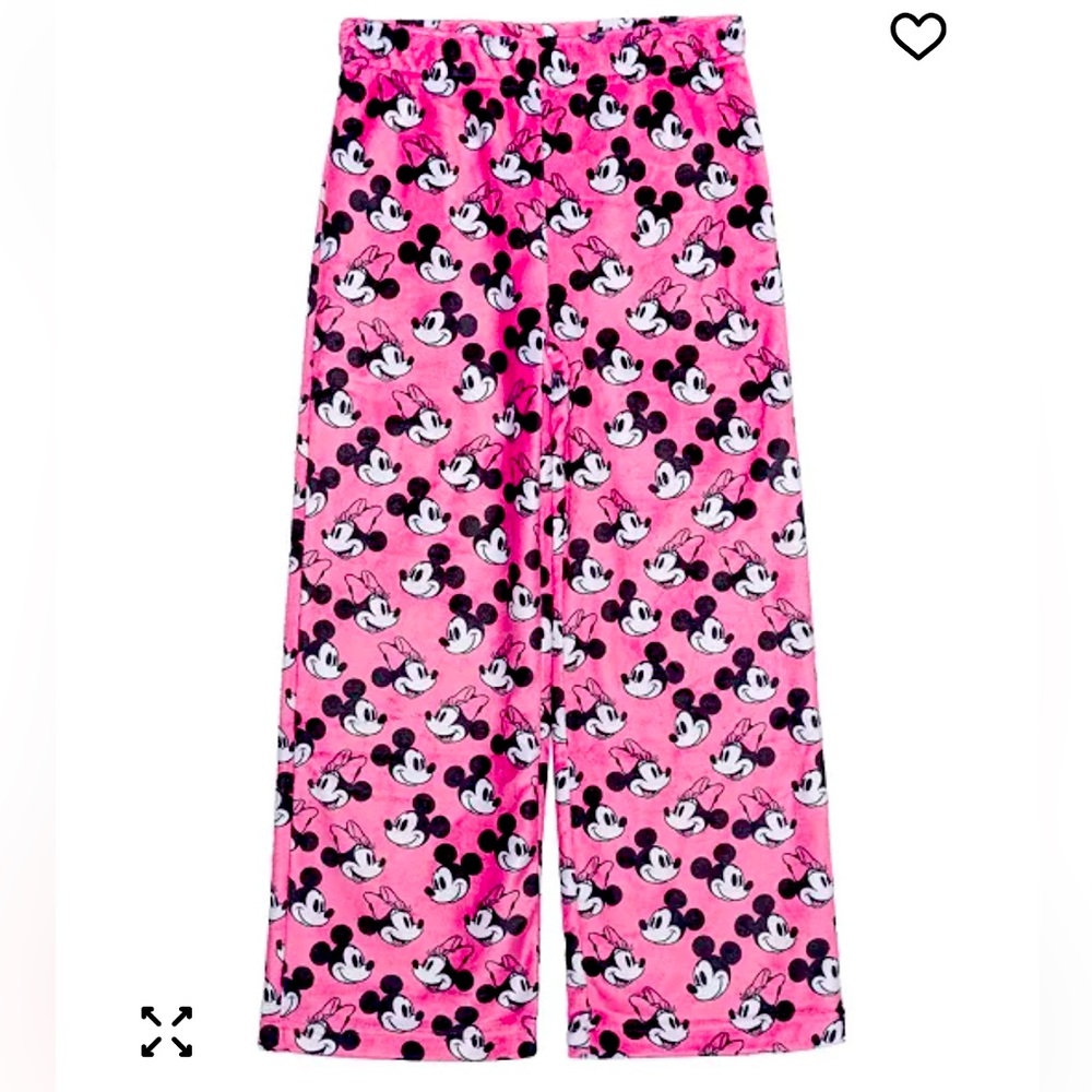 Girls’ Disney Pink Mickey Mouse Pajama‎ Bottoms